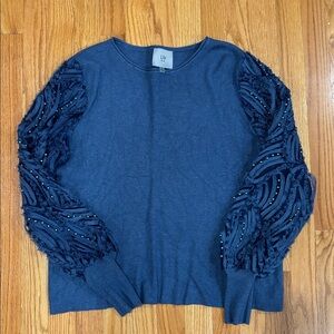 Milano Deep Blue Knit Top